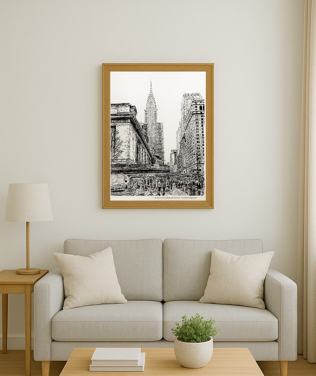 Pendrawing Grand Central Terminal
