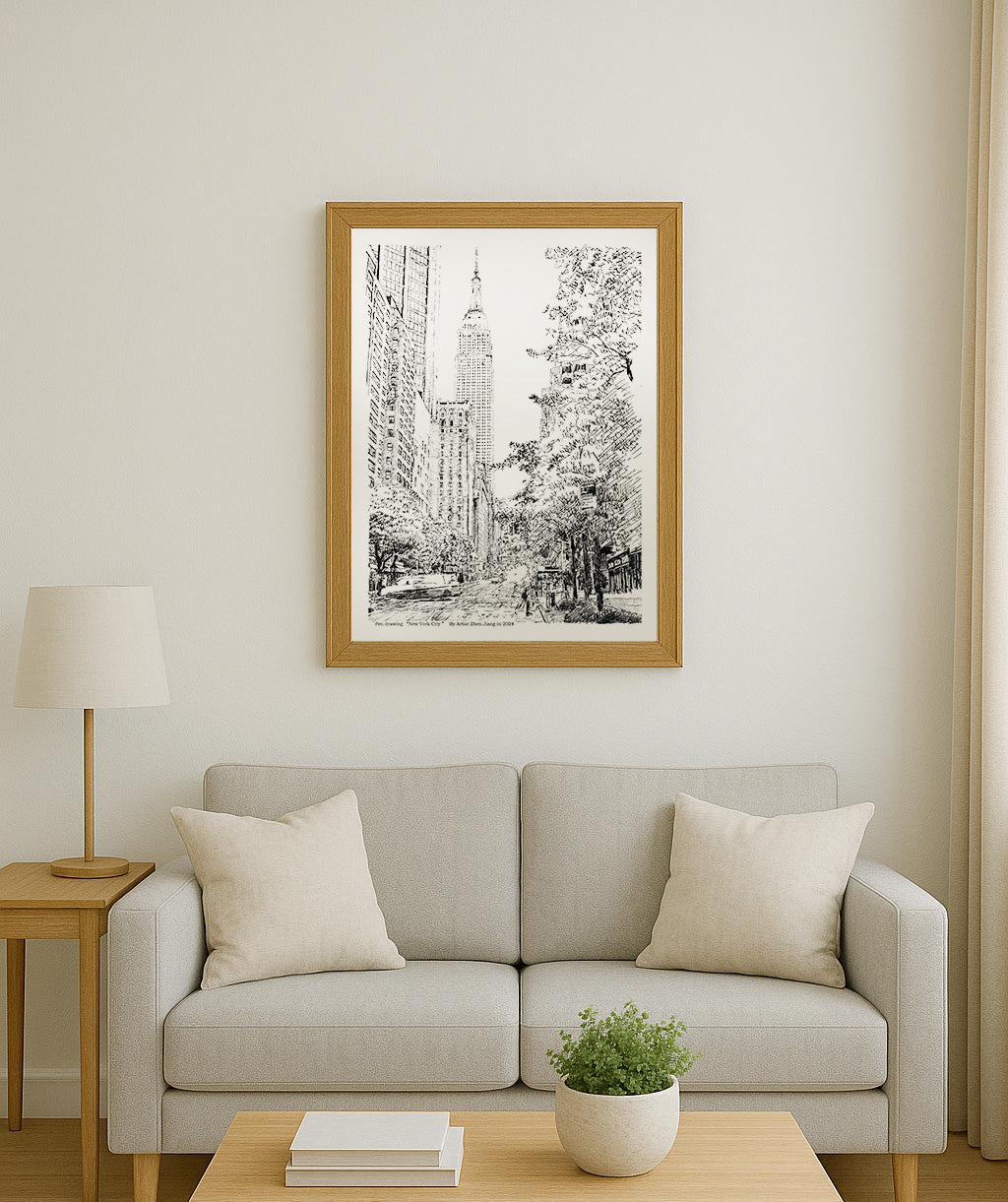 Pendrawing Empire State Building