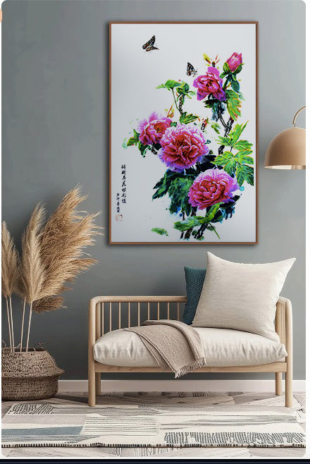 Exceedingly beautiful flower, butterflies follow closely