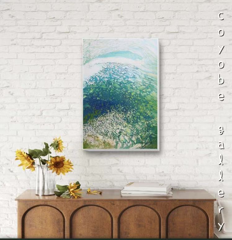 Original Painting-"Green Sea"