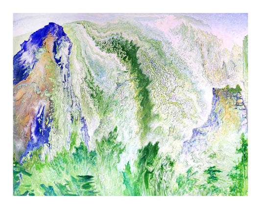 Original Painting-"Mist Falls into the World"