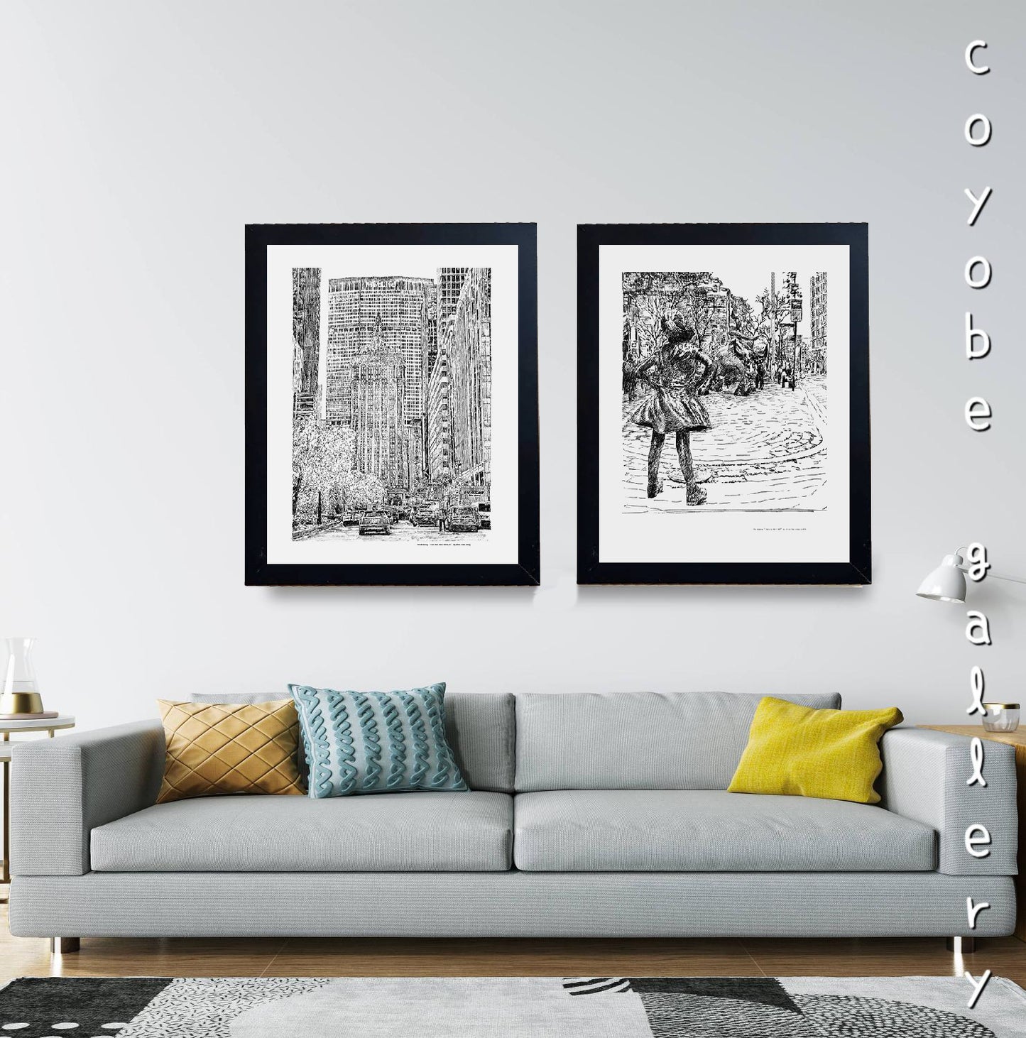 Pen drawing "Park Avenue-NYC"