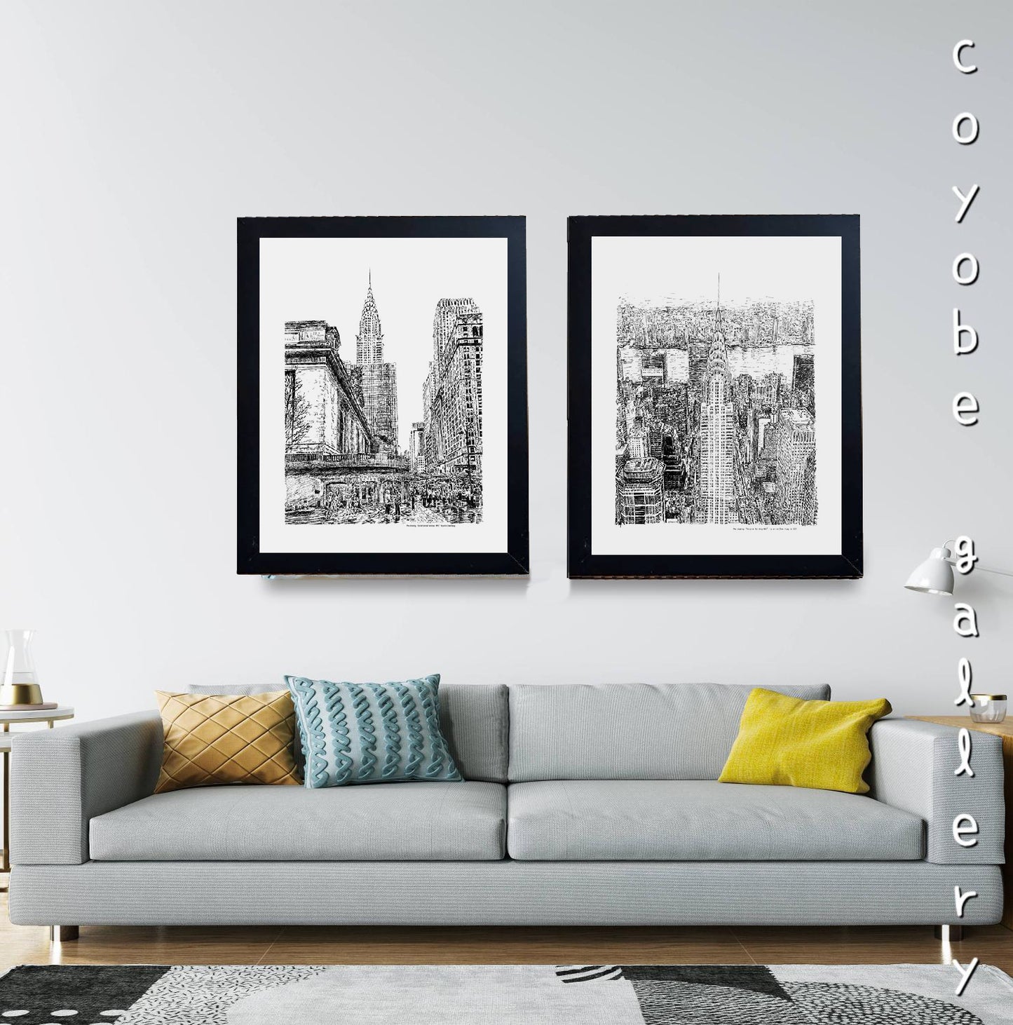 Pen drawing "Grand Central Terminal-NYC"