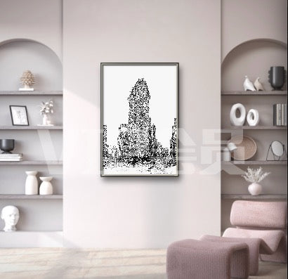 Pen drawing "Flatiron Building-NYC"