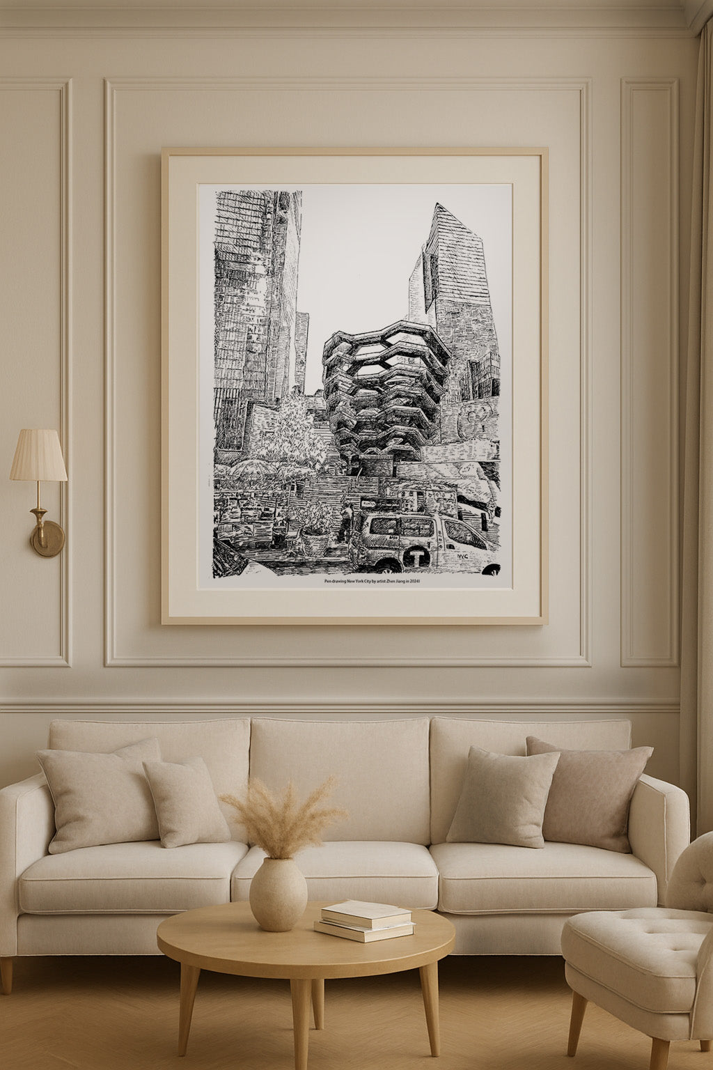 Pendrawing Hudson Yards The Vessel