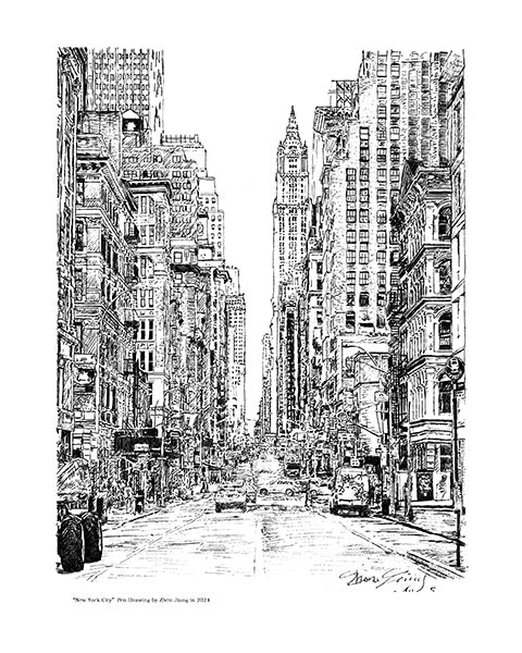 Pendrawing Manhatten SOHO