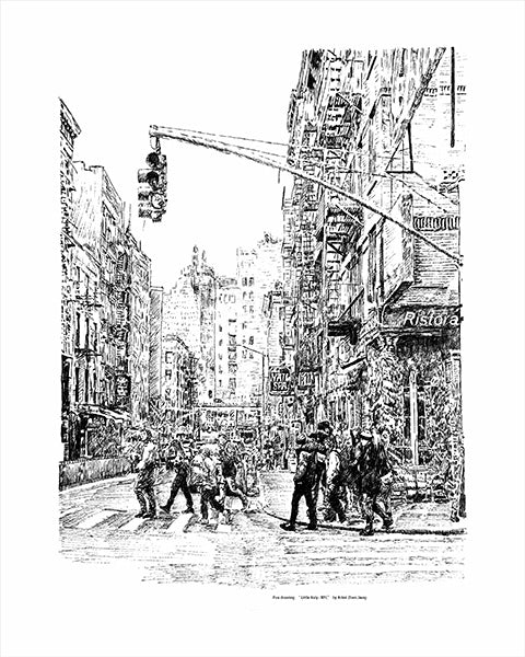 Pendrawing Little Italy