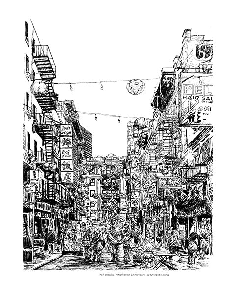 Pendrawing China Town